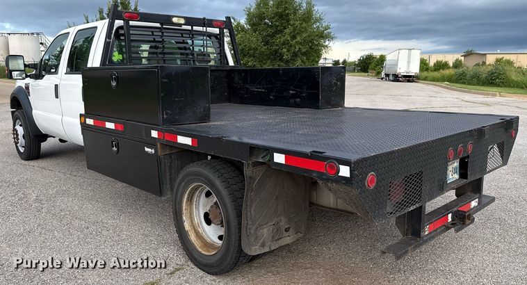 image for item HI9252 2008 Ford F450 Crew Cab flatbed truck