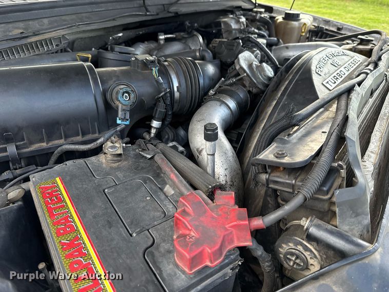 image for item HI9252 2008 Ford F450 Crew Cab flatbed truck