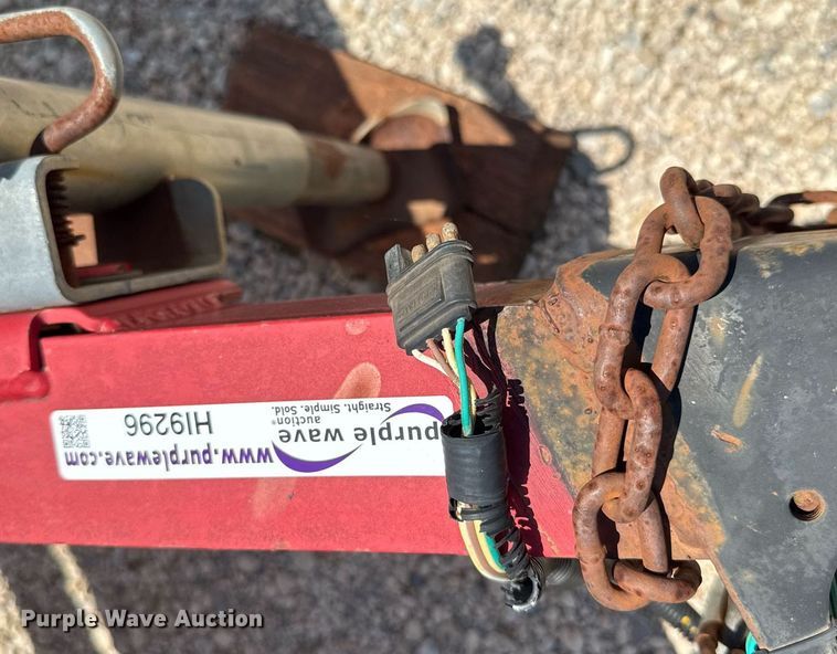 image for item HI9296 Shop built utility trailer