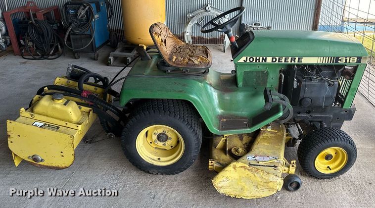 image for item HI9299 John Deere  318 lawn mower