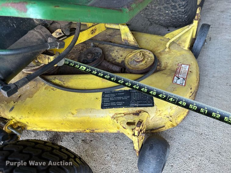 image for item HI9299 John Deere  318 lawn mower