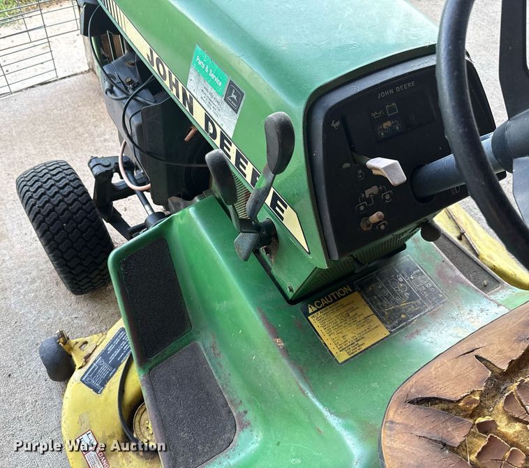 image for item HI9299 John Deere  318 lawn mower