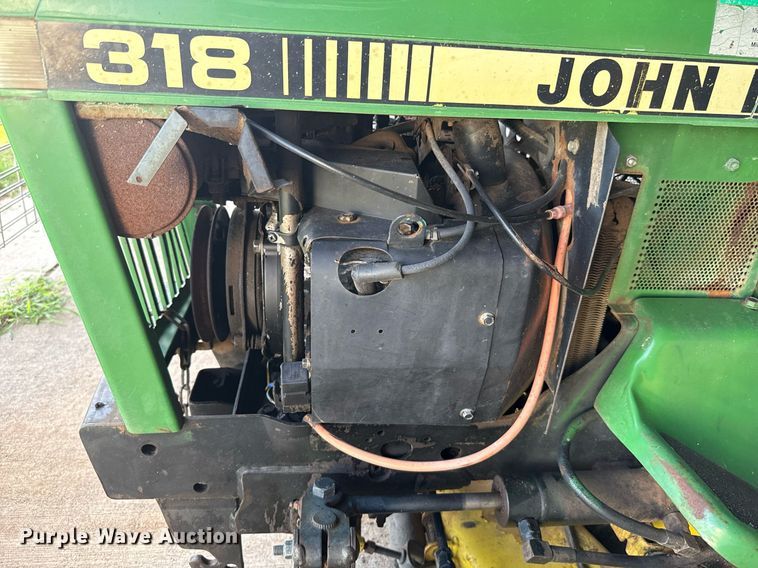 image for item HI9299 John Deere  318 lawn mower