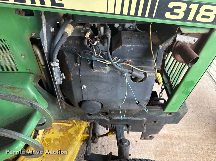 image for item HI9299 John Deere  318 lawn mower
