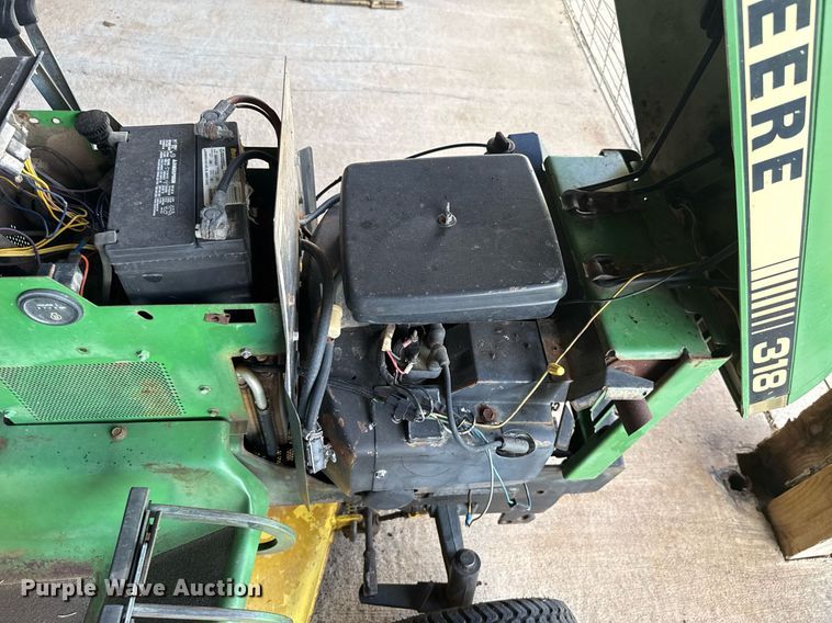 image for item HI9299 John Deere  318 lawn mower