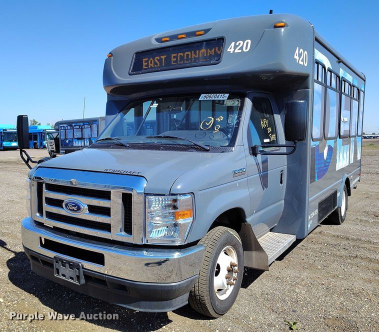image for item YA0636 2022 Ford E450 shuttle bus