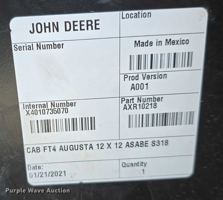 image for item YA0681 2021 John Deere 5055E MFWD tractor