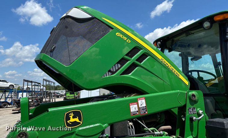 image for item YA0684 2015 John Deere 6105D MFWD tractor