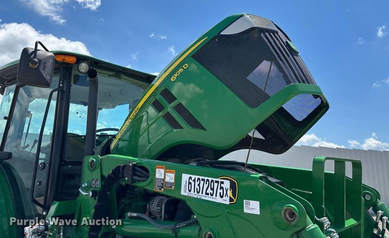 image for item YA0684 2015 John Deere 6105D MFWD tractor