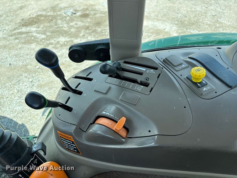 image for item YA0684 2015 John Deere 6105D MFWD tractor