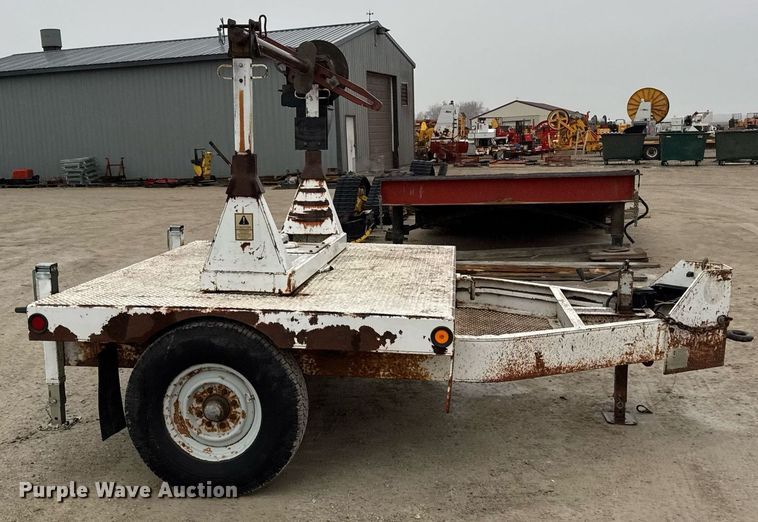 image for item DH9802 1995 Kiefer ICT 100 reel trailer