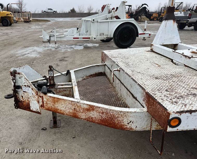 image for item DH9802 1995 Kiefer ICT 100 reel trailer