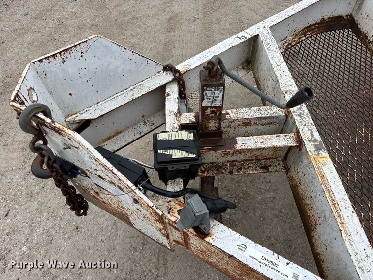 image for item DH9802 1995 Kiefer ICT 100 reel trailer