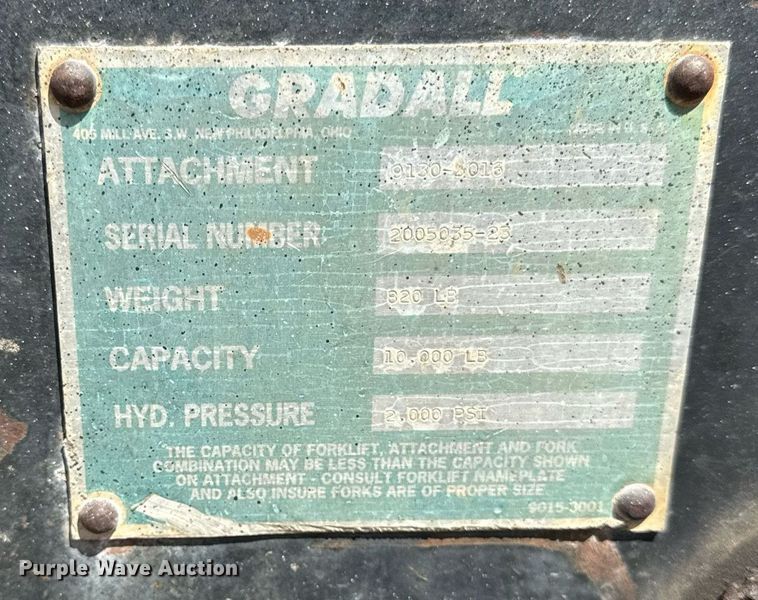 image for item DI9077 2005 Gradall 534D9-45 telehandler