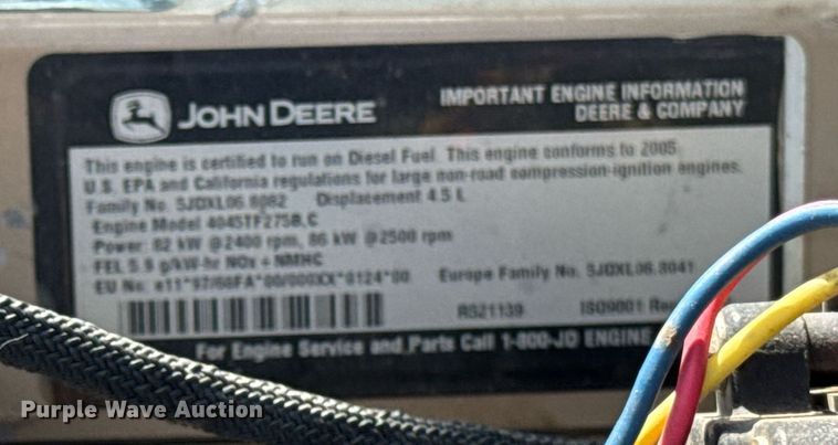 image for item DI9077 2005 Gradall 534D9-45 telehandler