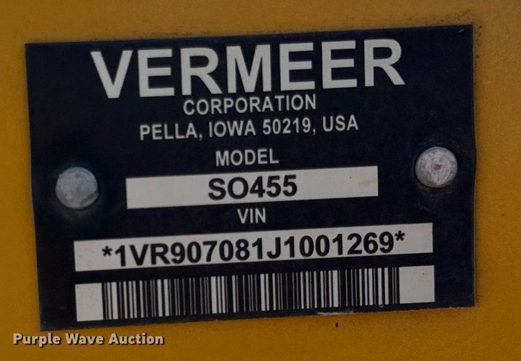 image for item DI9216 2018 Vermeer RTX550 trencher