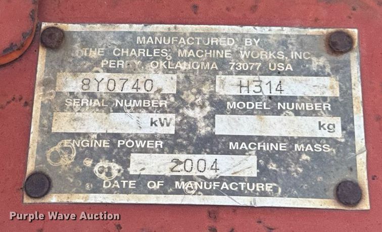 image for item DI9254 2004 Ditch Witch 3700DD trencher