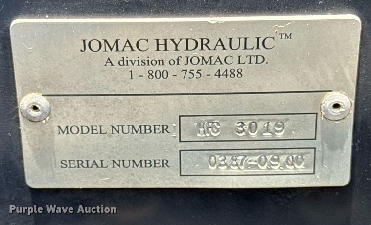 image for item DI9339 Jomac Hydraulic HFC 3019 crane