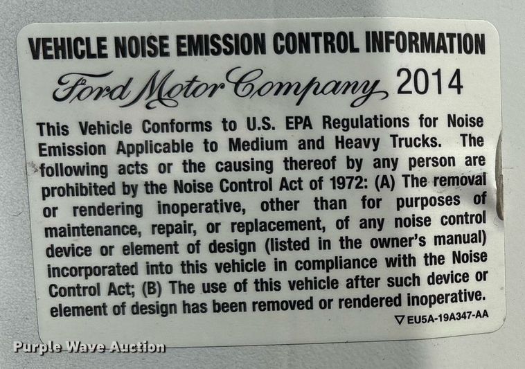 image for item DM1923 2015 Ford F550 Super Duty XL utility / service truck