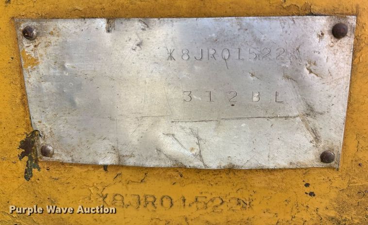 image for item DM1948 1999 Caterpillar 312B L excavator