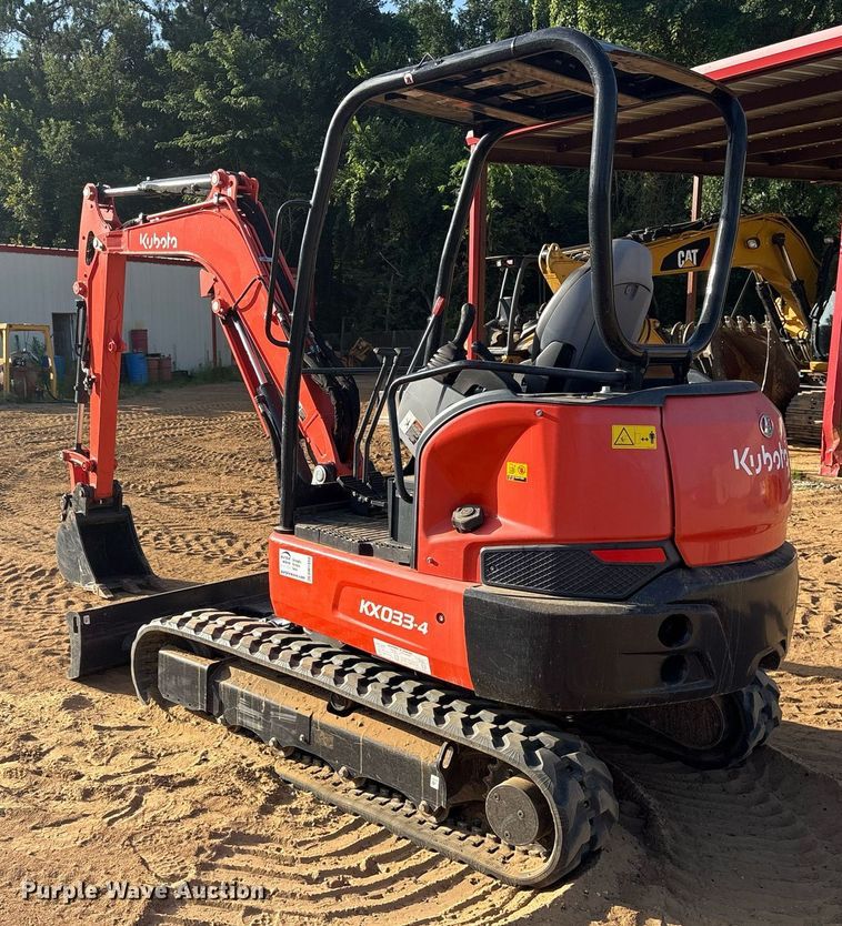 image for item DM1950 2021 Kubota KX033-4 mini excavator