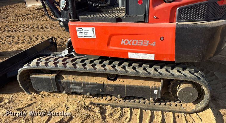 image for item DM1950 2021 Kubota KX033-4 mini excavator
