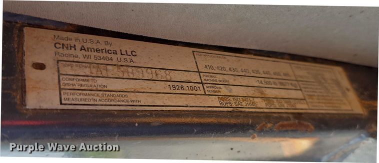 image for item DR3753 2010 Case 450CT Series 3 tracked skid steer loader