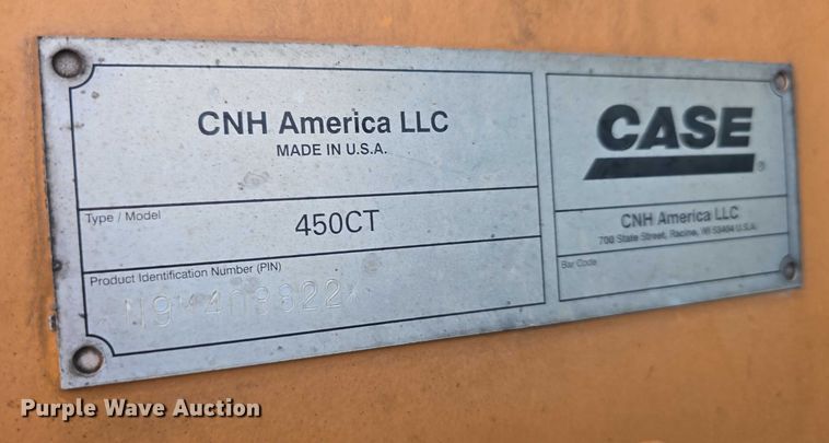 image for item DR3753 2010 Case 450CT Series 3 tracked skid steer loader