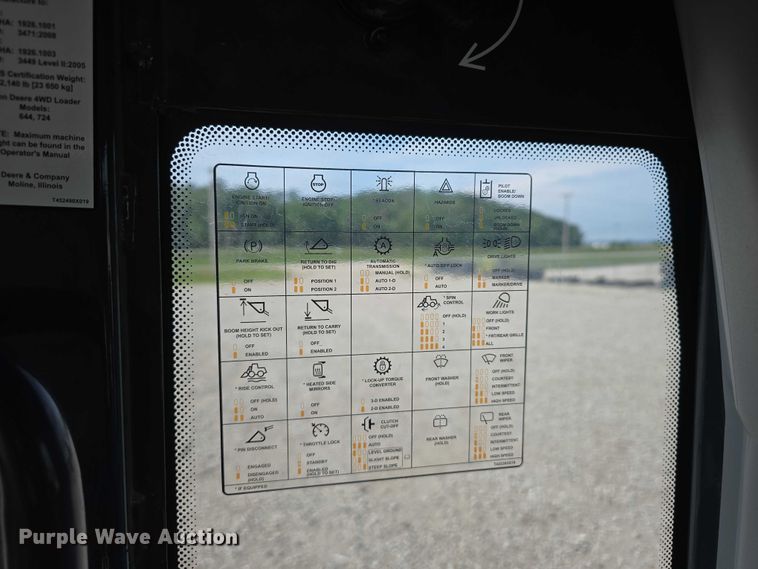 image for item DR3754 2021 John Deere 644 P-Tier wheel loader