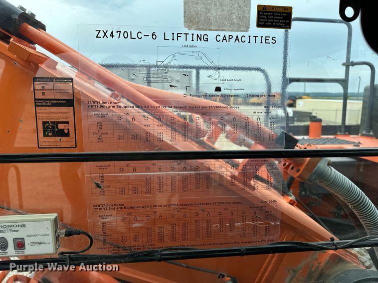 image for item DR3757 2017 Hitachi Zaxis 470LC-6 excavator