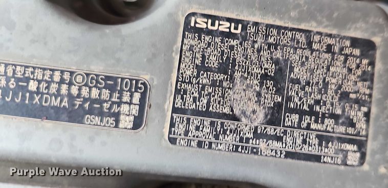 image for item DR3760 2014 Hitachi Zaxis 135 US-5N excavator