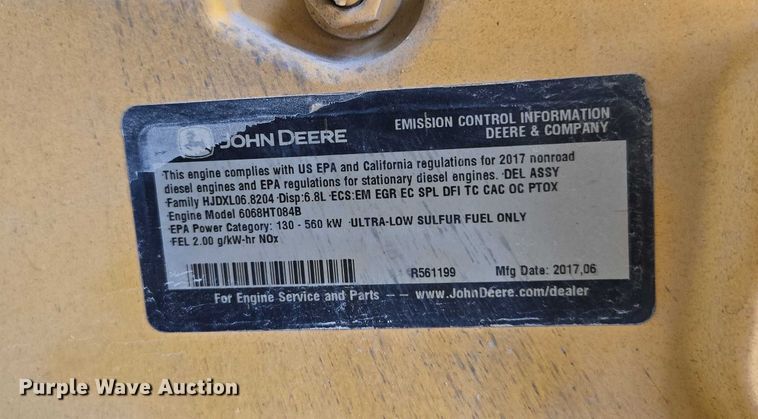 image for item DR3761 2017 John Deere 755K track loader