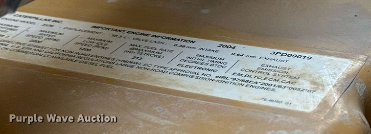 image for item DR3762 2004 Caterpillar 815F soil compactor