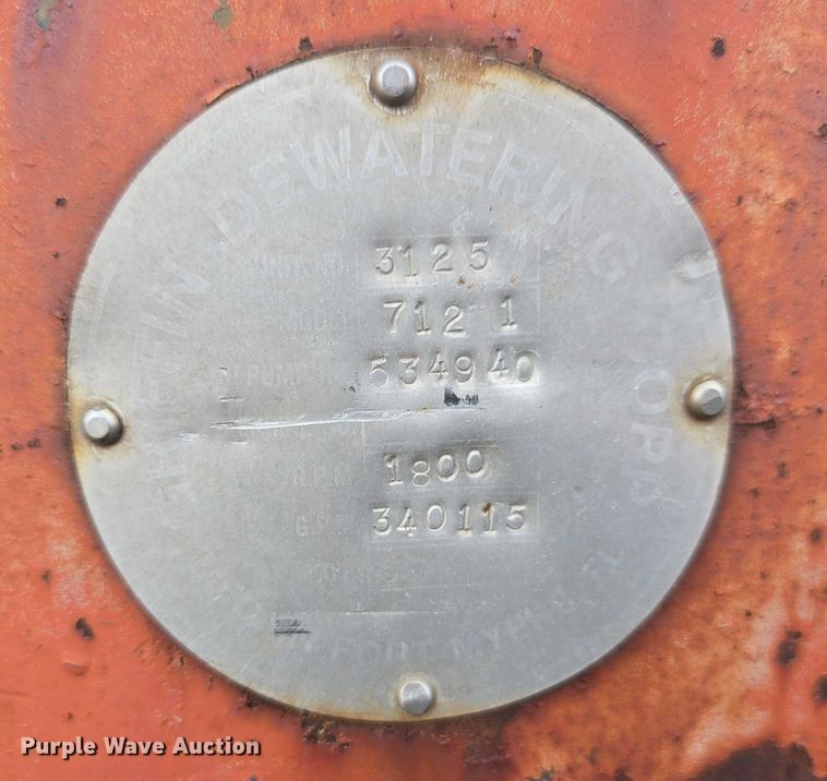 image for item DR3769 Griffin Watering Corp. 7121 Pump