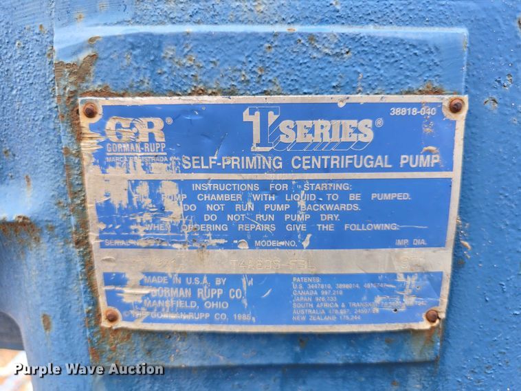 image for item DR3770 (2) Barco centrifugal pumps