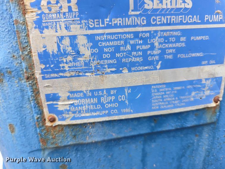 image for item DR3770 (2) Barco centrifugal pumps