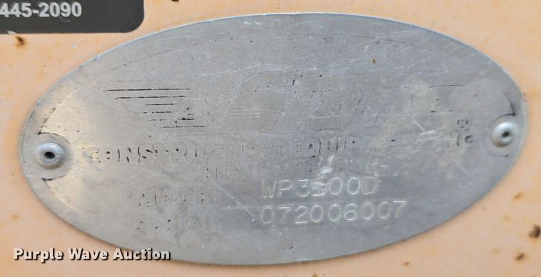 image for item DR3859 Stone Wolf Pac 3100D double drum vibratory roller