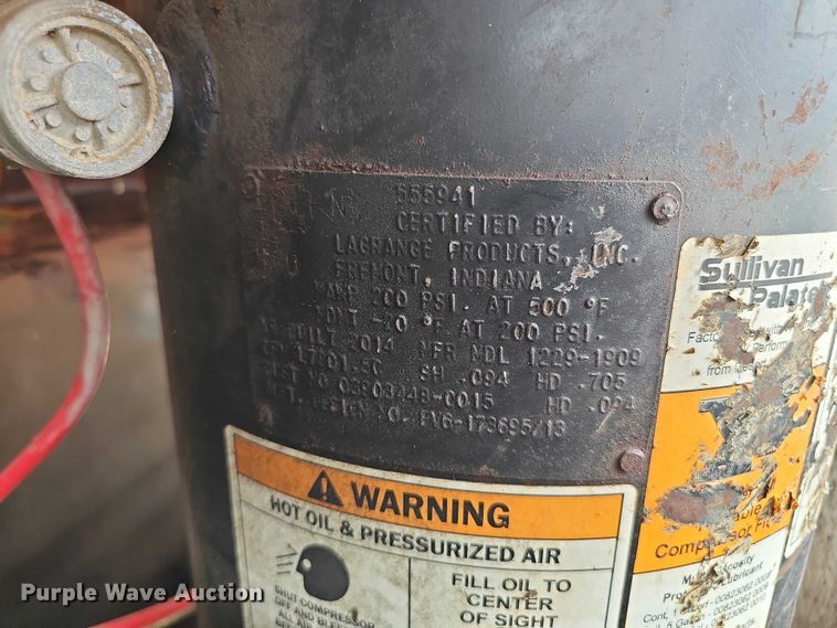 image for item DR3927 Sullivan Palatek DF210PHJD air compressor