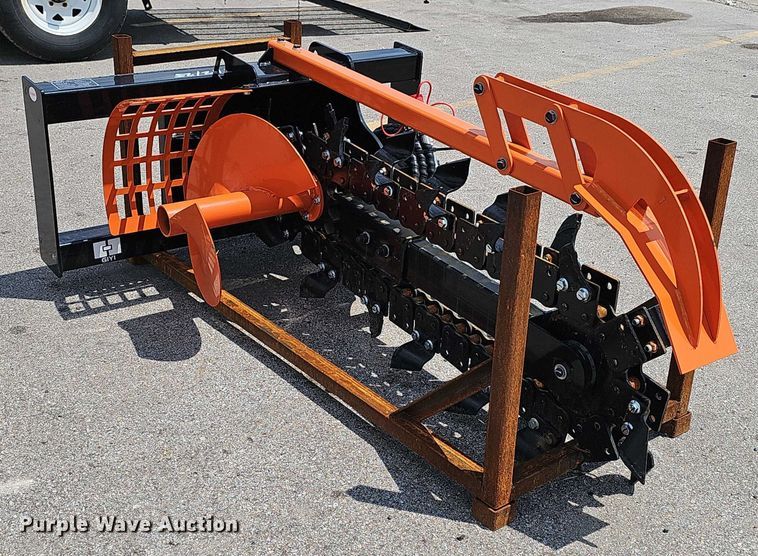 image for item DR3930 2025 GIYI GY-D39F skid steer trencher