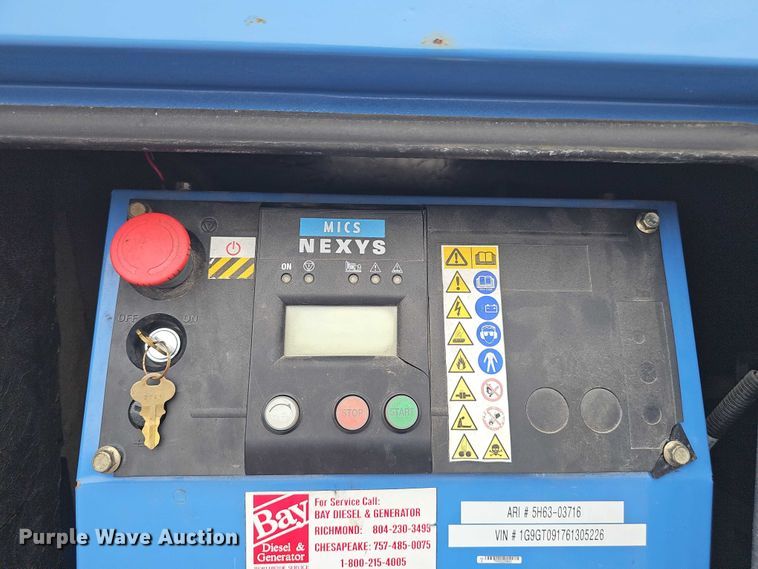 image for item DR3934 2005 SDMO 116UCM generator