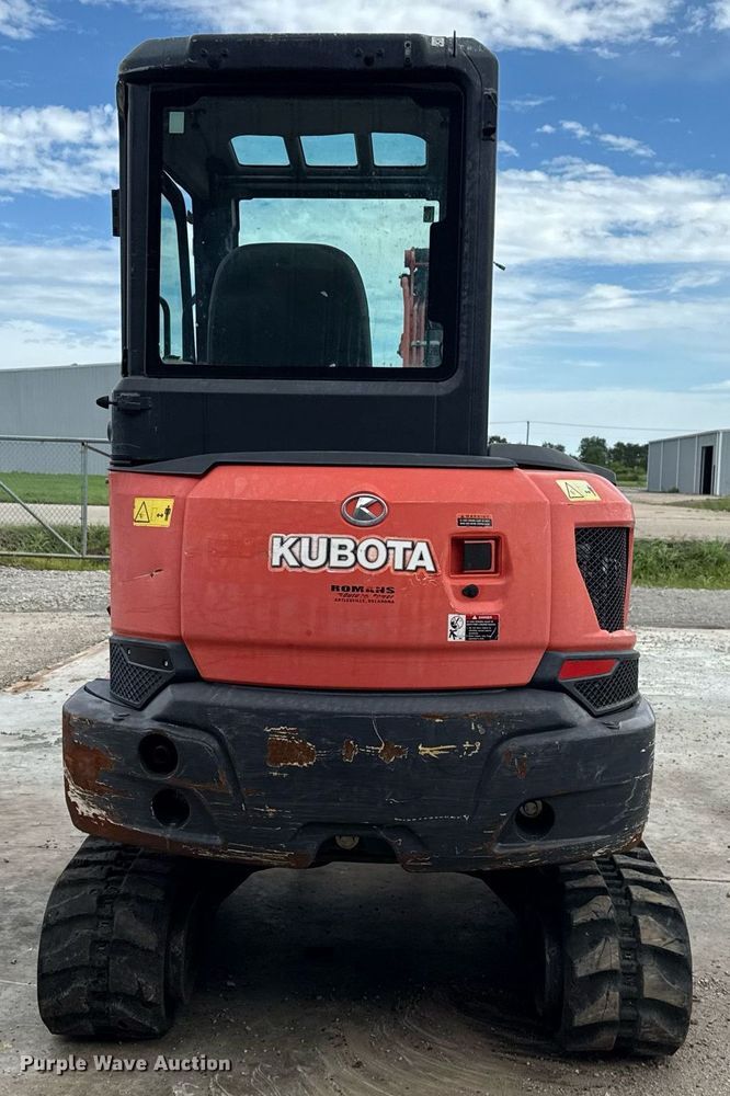 image for item DS3769 2017 Kubota KX033-4 mini excavator