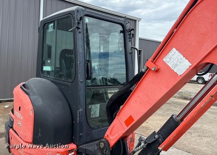 image for item DS3769 2017 Kubota KX033-4 mini excavator