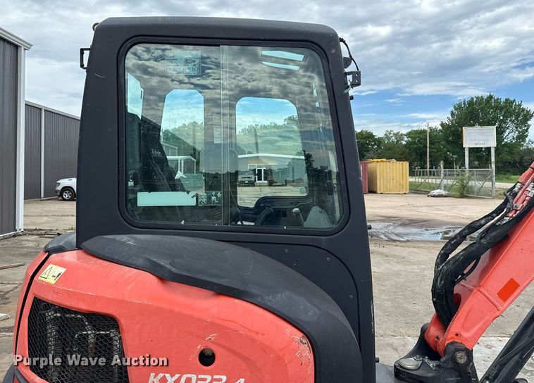 image for item DS3769 2017 Kubota KX033-4 mini excavator