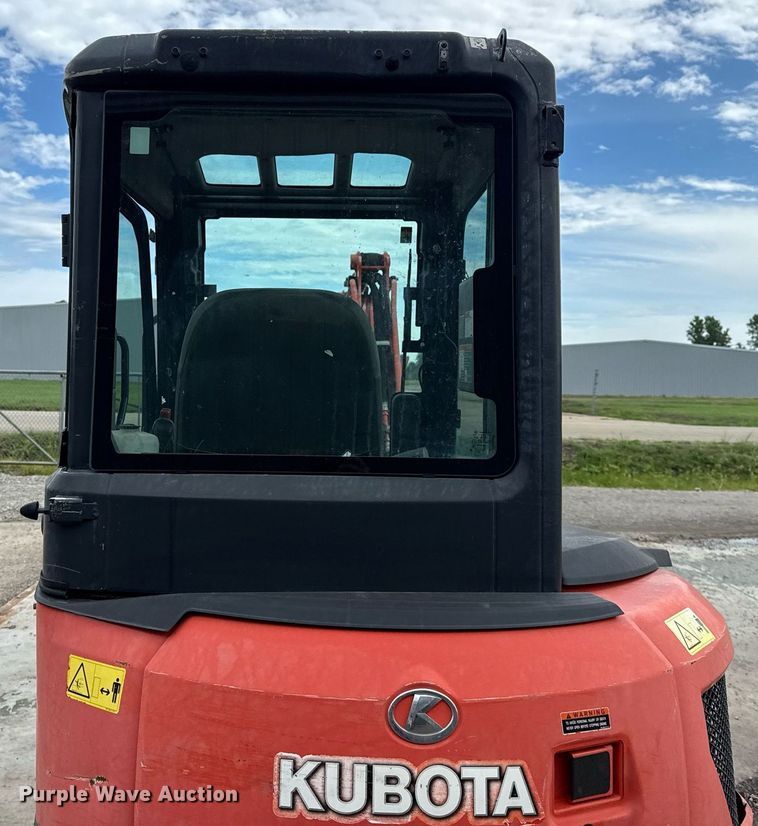 image for item DS3769 2017 Kubota KX033-4 mini excavator