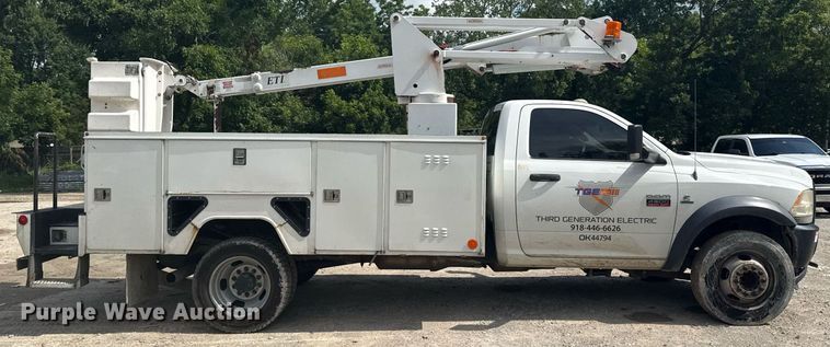 image for item DS3777 2012 Dodge Ram 4500 bucket truck
