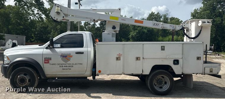 image for item DS3777 2012 Dodge Ram 4500 bucket truck
