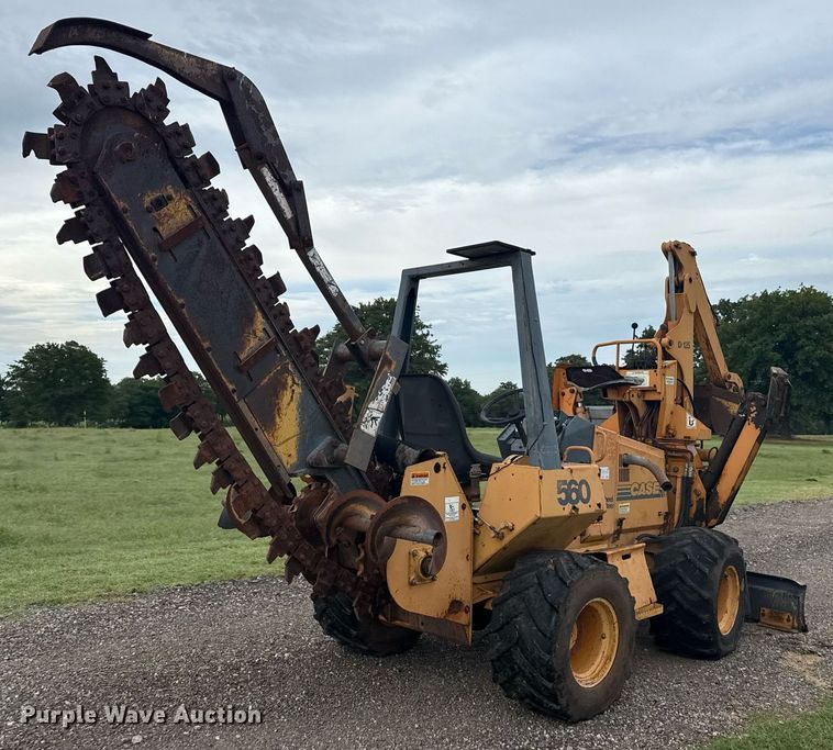 image for item DS3780 1996 Case 560 trencher