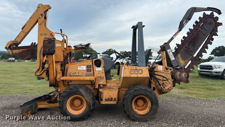 image for item DS3780 1996 Case 560 trencher