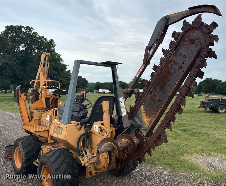 image for item DS3780 1996 Case 560 trencher