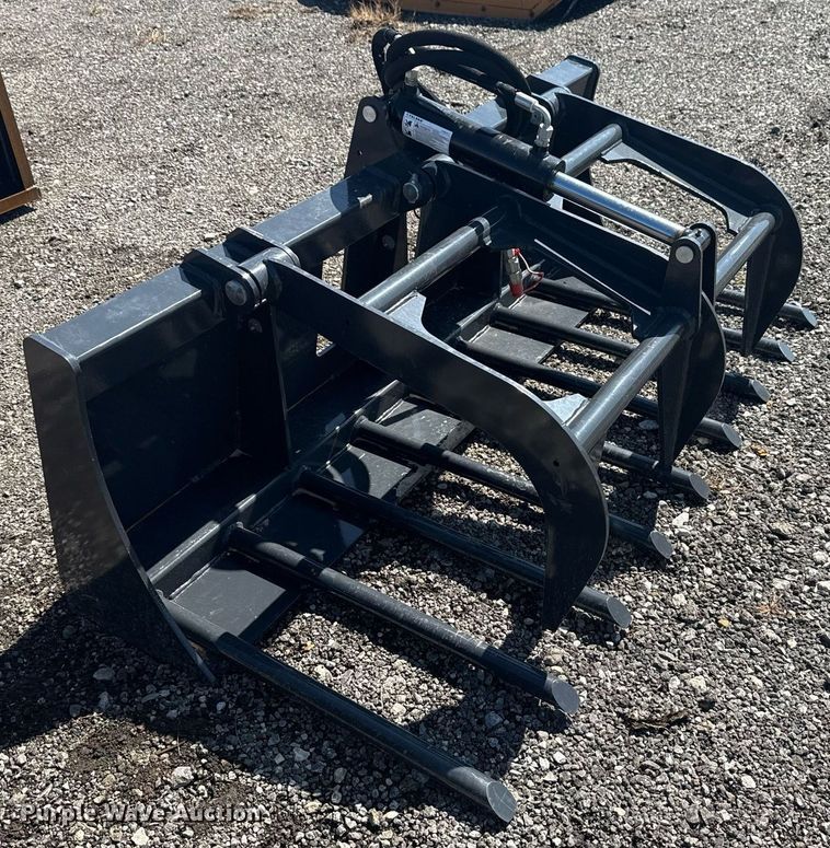 image for item DS3814 2025 Wolverine MFG-13-63W skid steer rock grapple bucket
